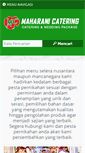 Mobile Screenshot of maharanicatering.com